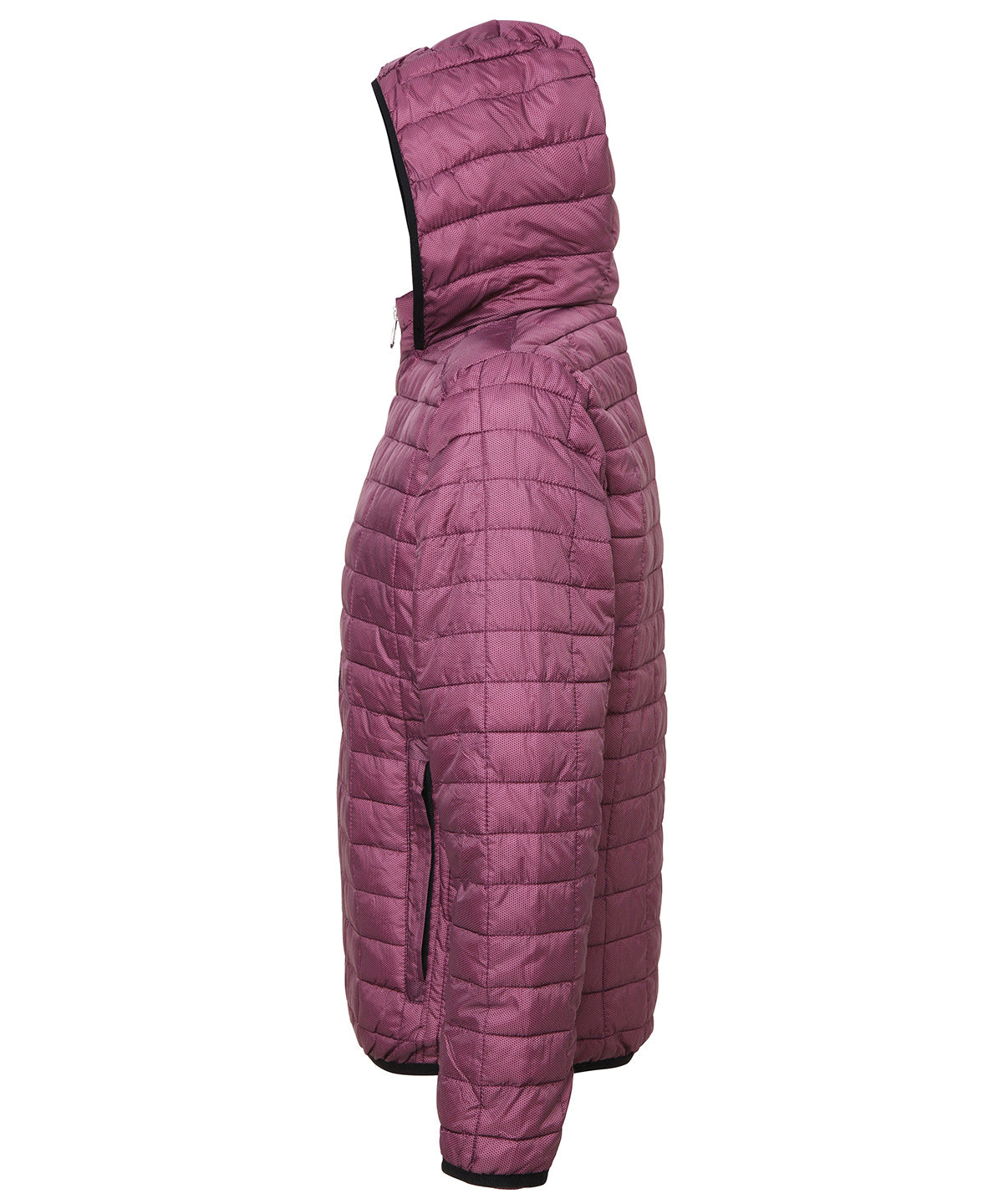 Honeycomb hooded jacket