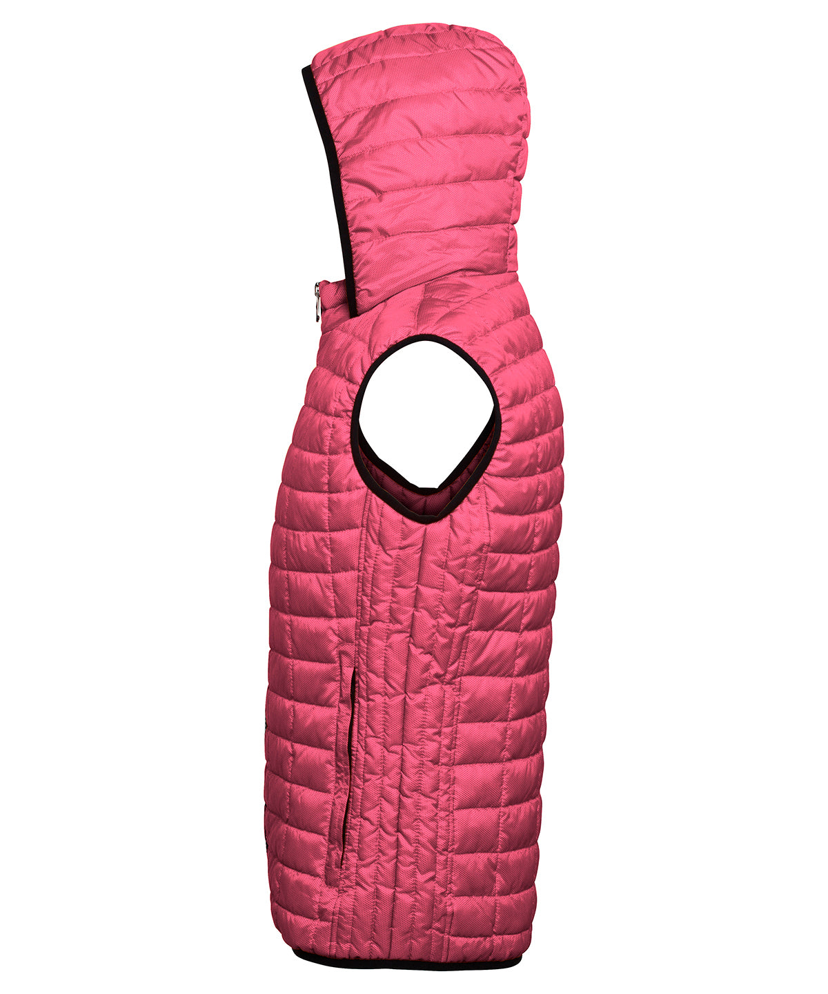Honeycomb hooded gilet