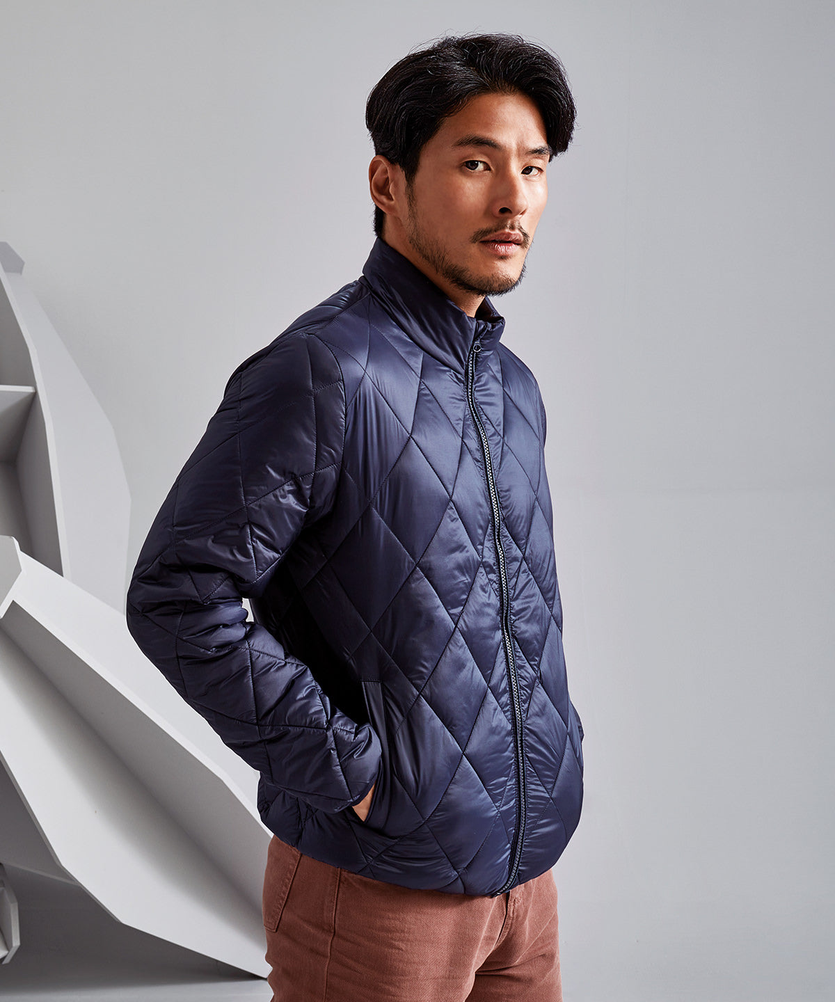 Diamond pane padded Jacket