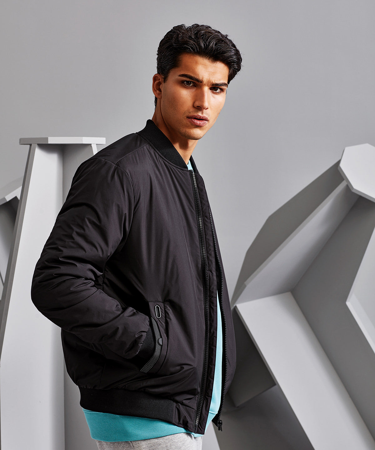 Delta plain bomber jacket 