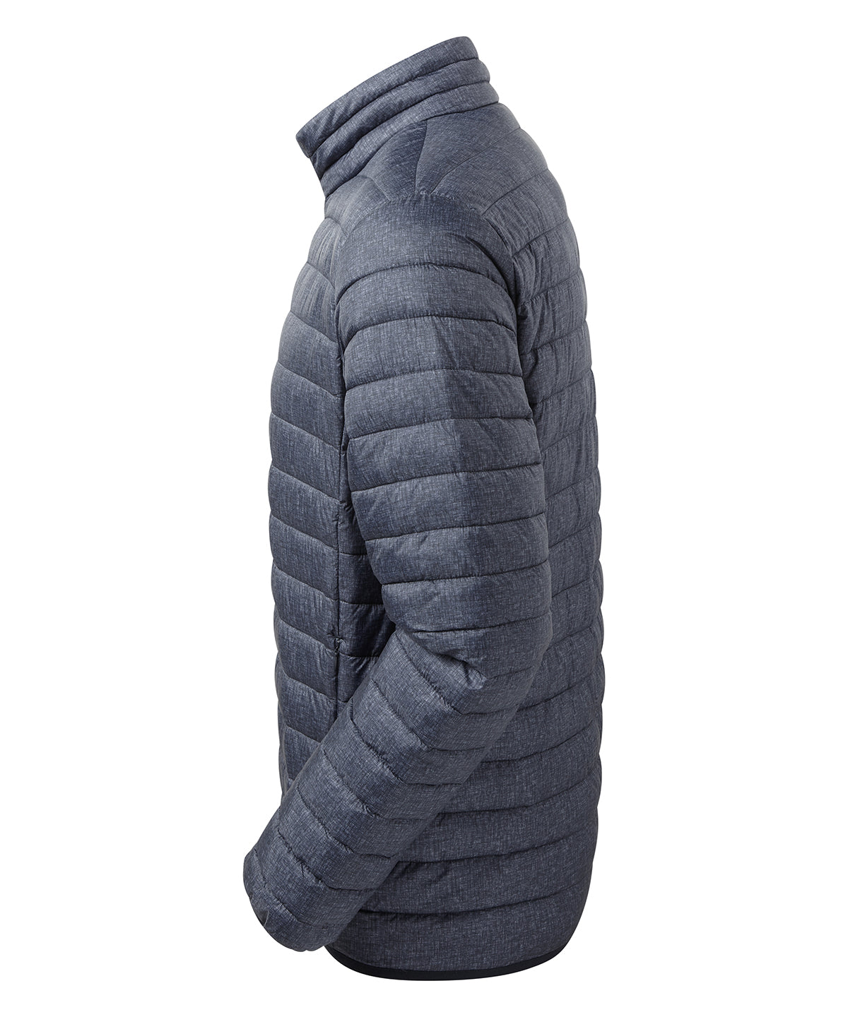 Melange padded jacket