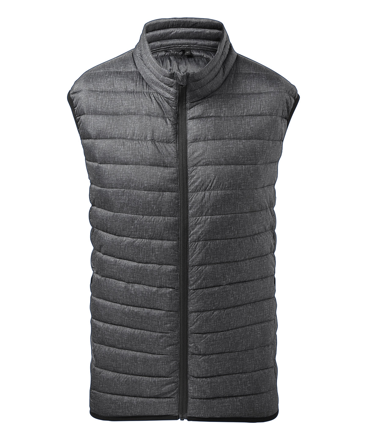 Melange padded gilet