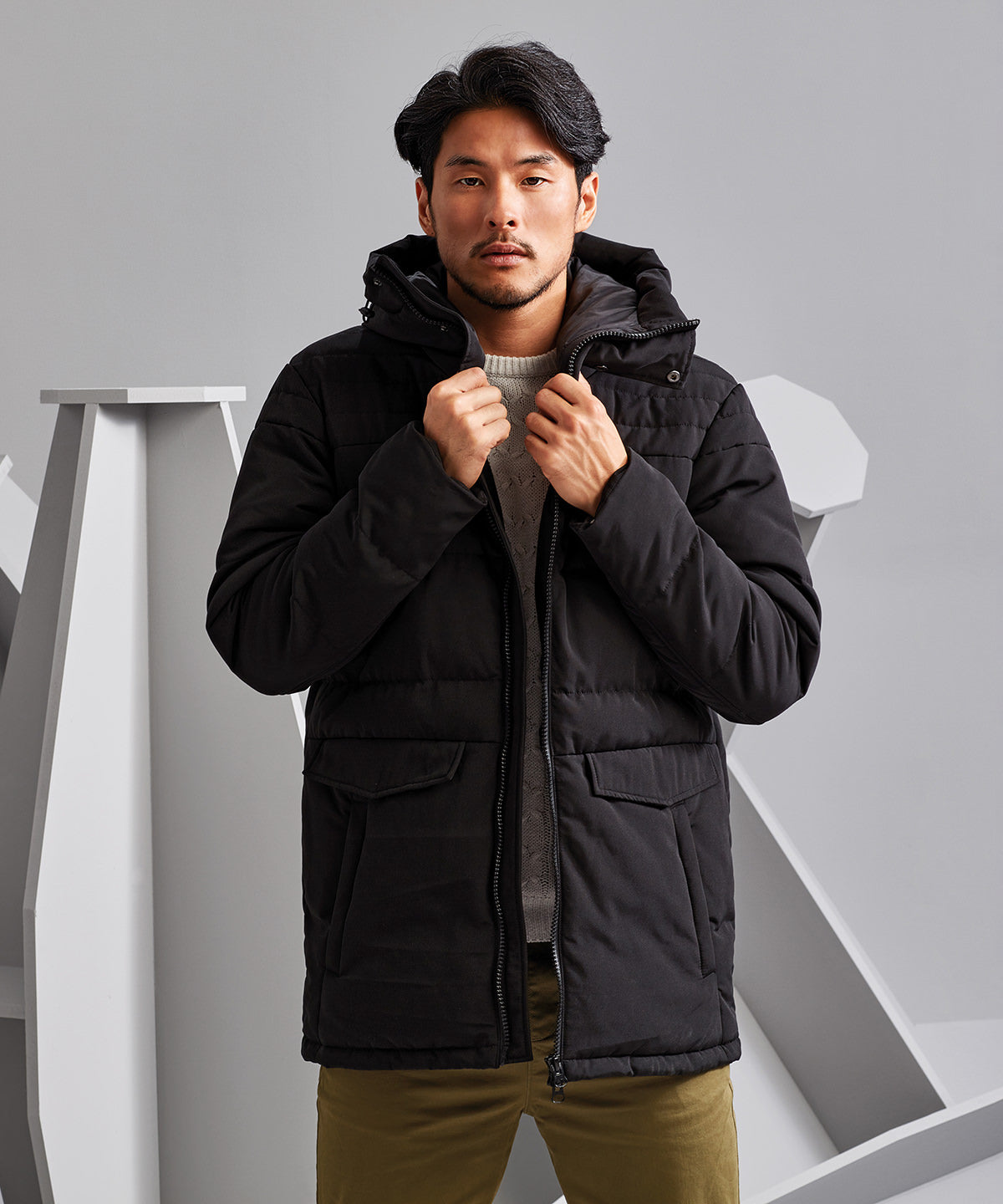 Obsidian padded jacket