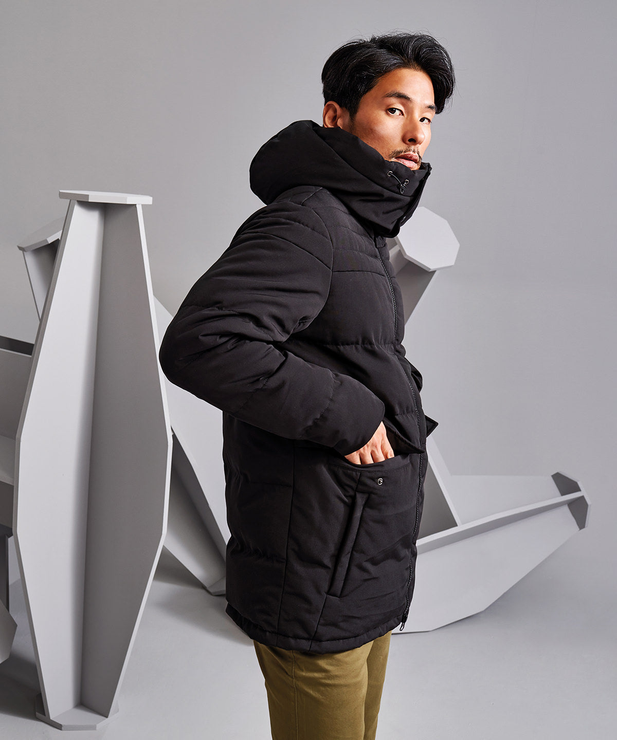 Obsidian padded jacket