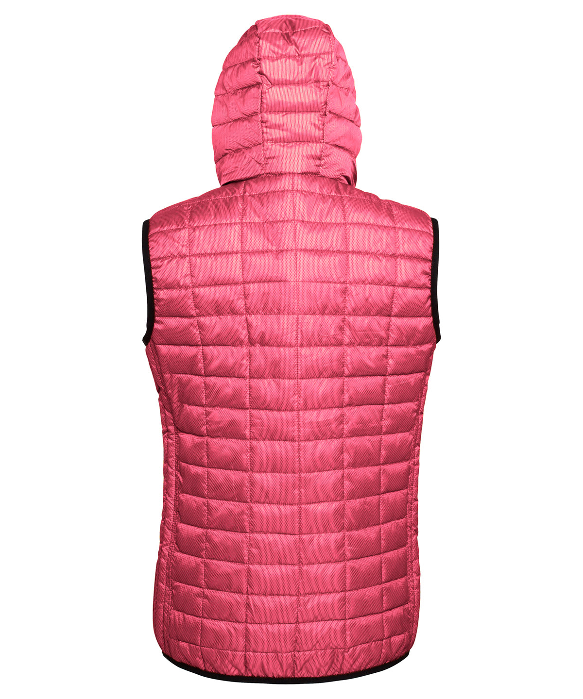 Women's honeycomb hooded gilet