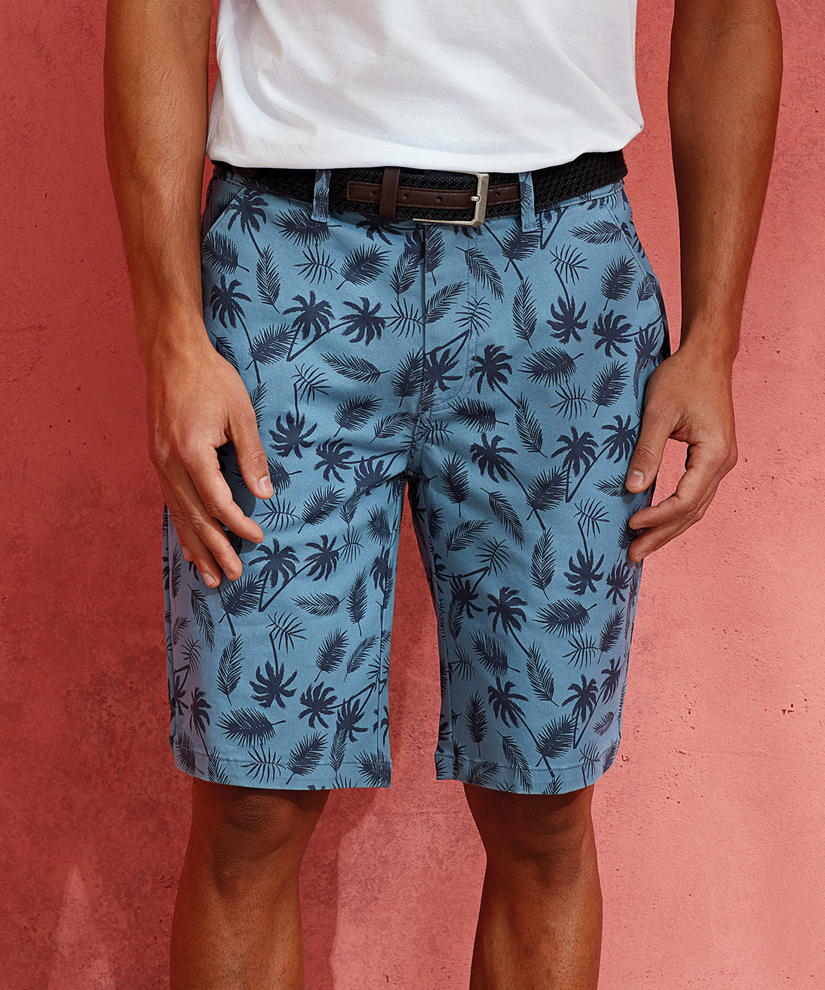 Men’s palm print shorts
