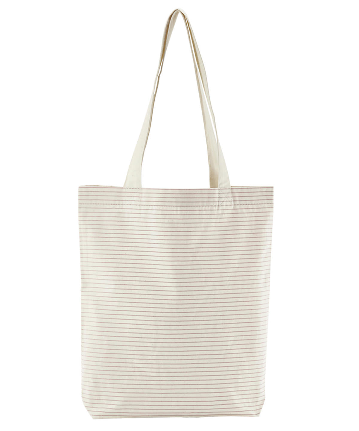 Striped organic cotton tote