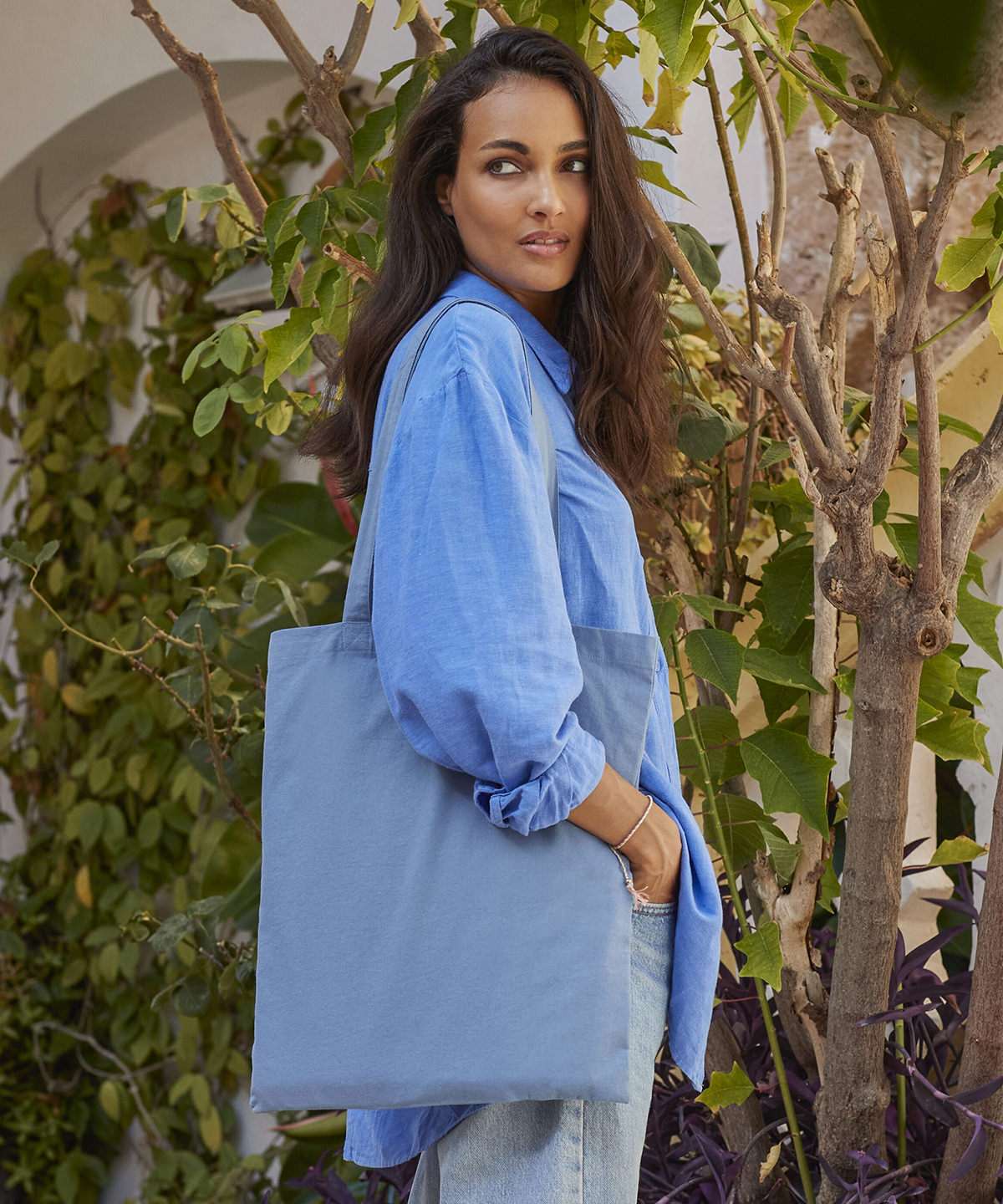 Organic natural dyed bag for life