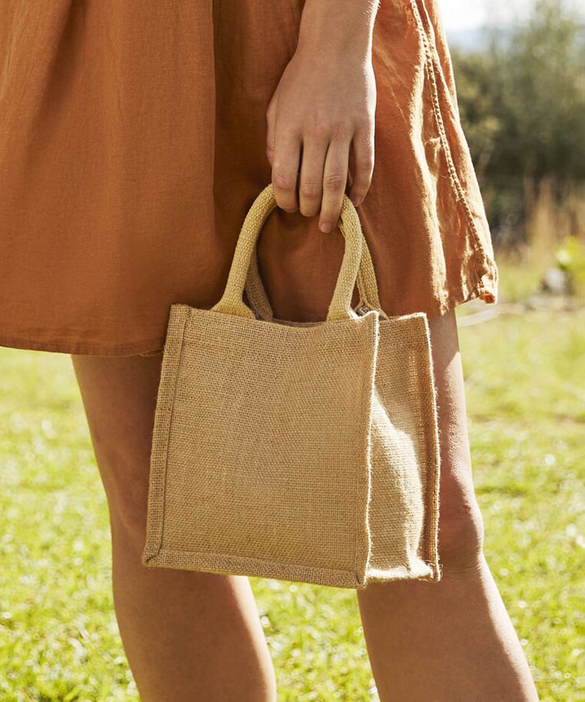 Jute petite gift bag