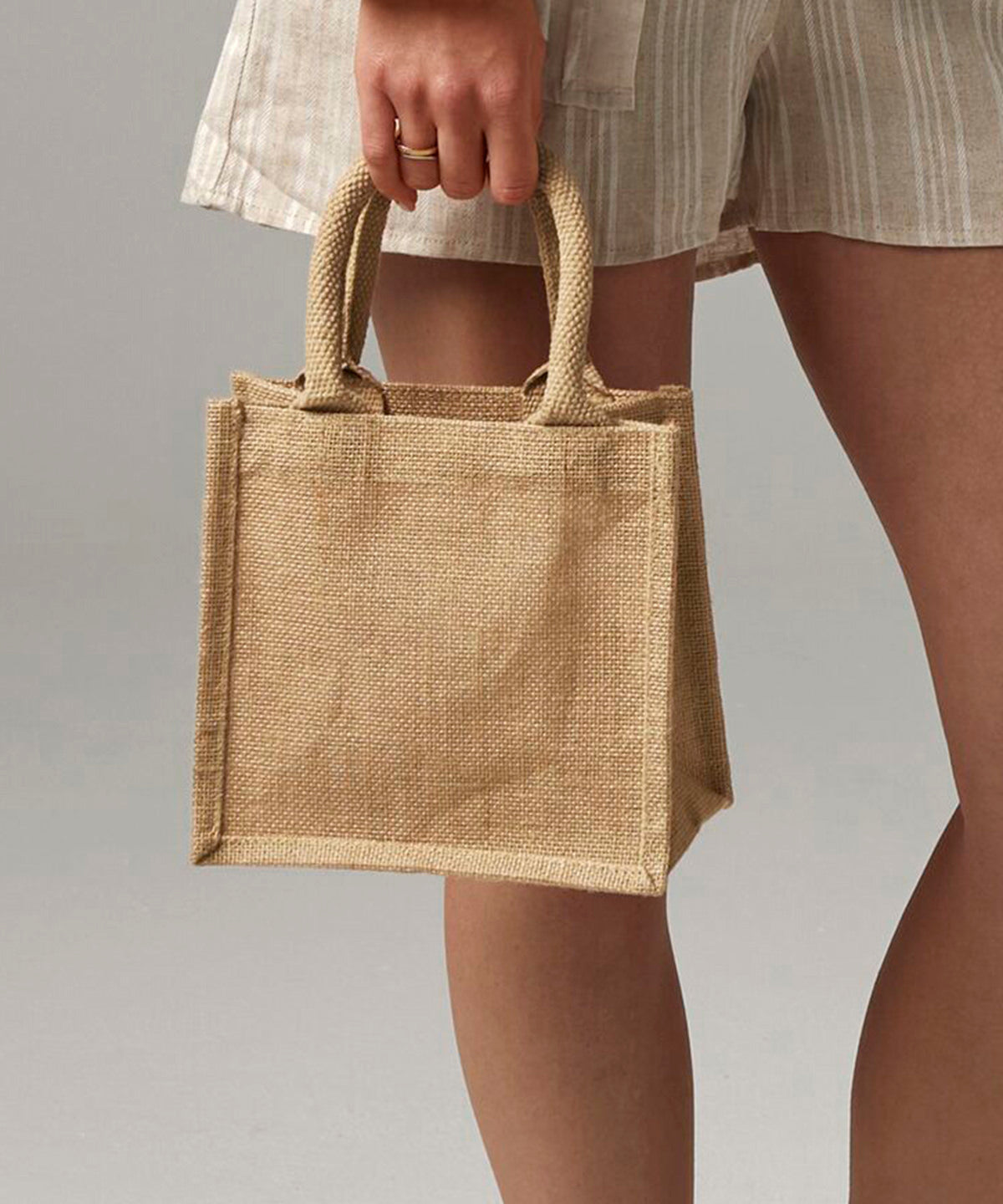 Jute petite gift bag