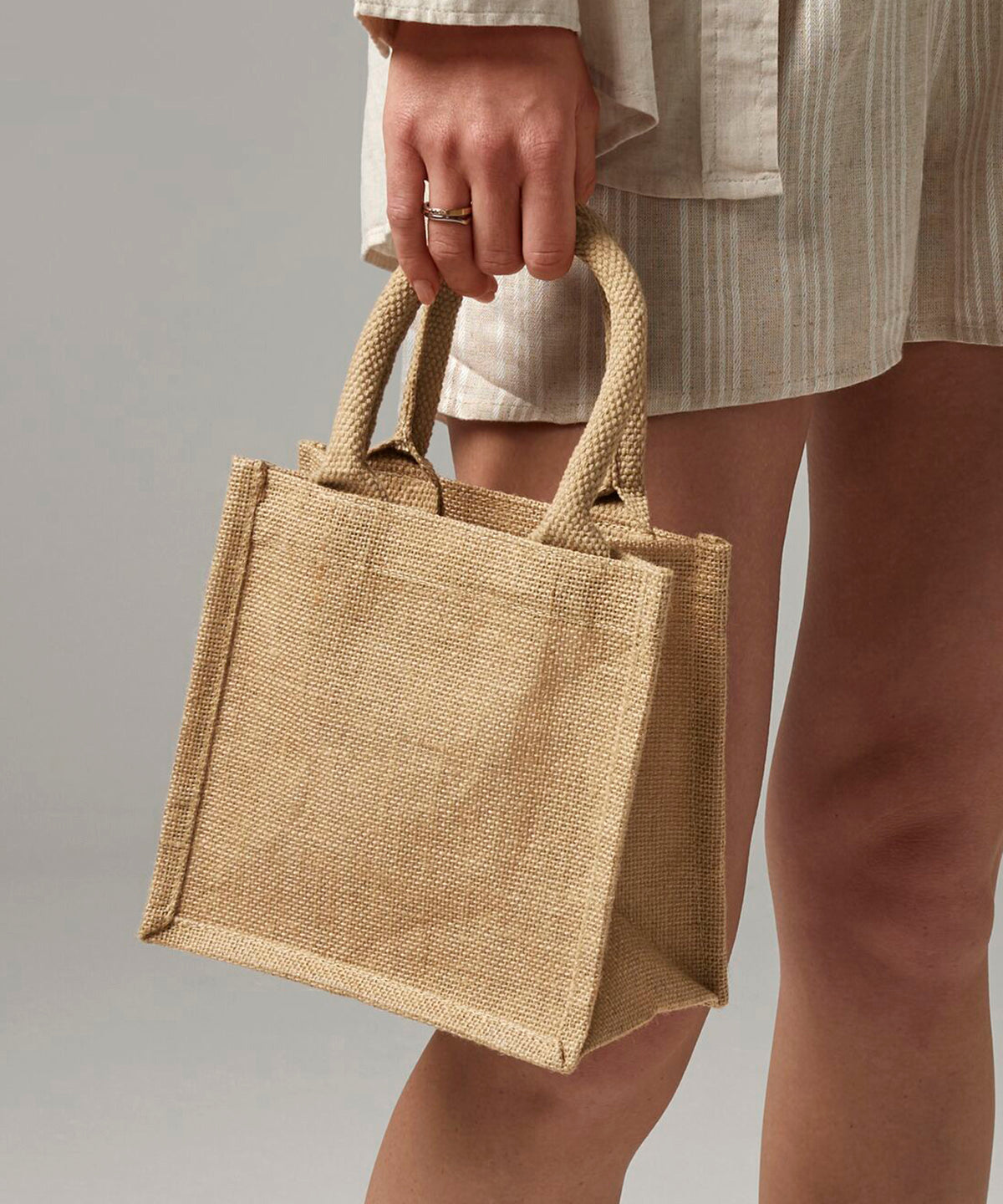 Jute petite gift bag