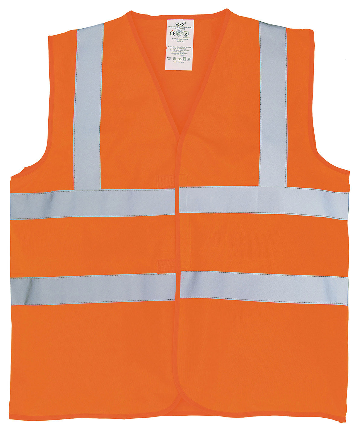 Flame-retardant hi-vis sleeveless waistcoat (HVW100FR)