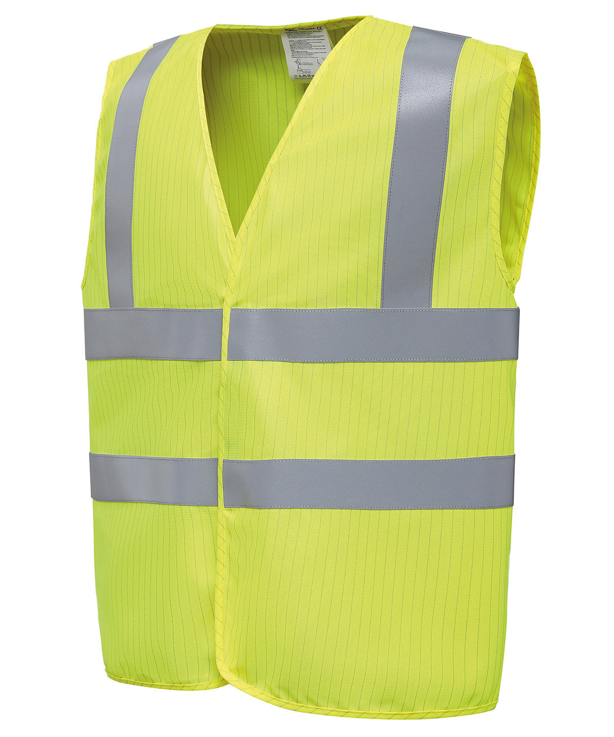Hi-vis flame-retardant anti-static waistcoat (HVW100ASFR)